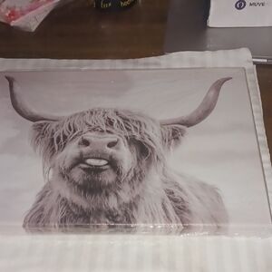 Highland Cow Canvas Art